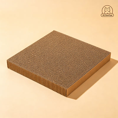 Square Corrugated Cat Scratcher Reversible - Double the Life