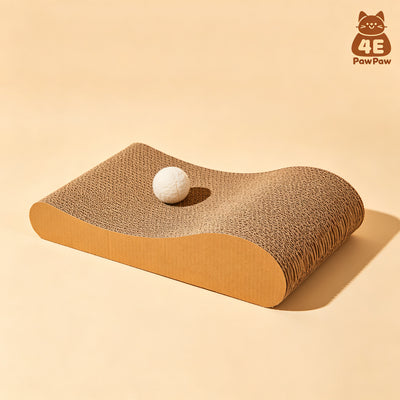 L-Shaped Cat Scratcher Board Durable - Vertical & Horizontal