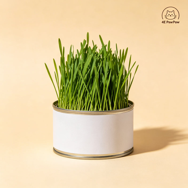 Natural Cat Grass Canned Treat - Grow & Serve Fresh