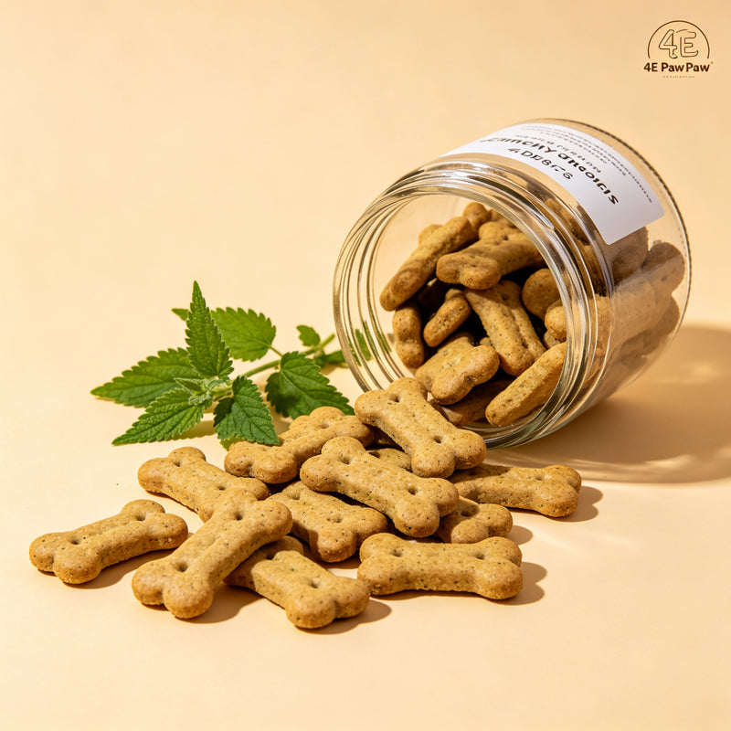 Cat Grass Catnip Crunchy Biscuits - Dental Health Treats