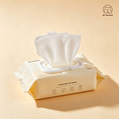 Premium Antibacterial Pet Wet Wipes for Cats - 99.9% Germ Protection