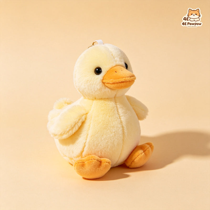 Catnip Duck Crinkle Sound Cat Toy - Soft Plush Playmate